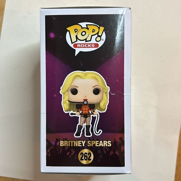 NIB Funko POP! Rocks #262 Britney Spears Circus Version Collectible Figurine - Picture 5 of 9
